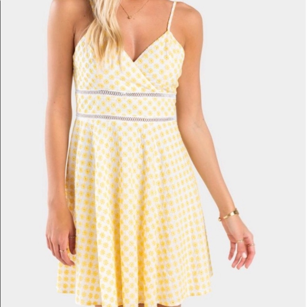 Yellow spring dress